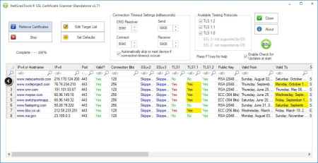 NetScanTools SSL Certificate Scanner 2.72 NetScanTools SSL Certificate Scanner 2.72