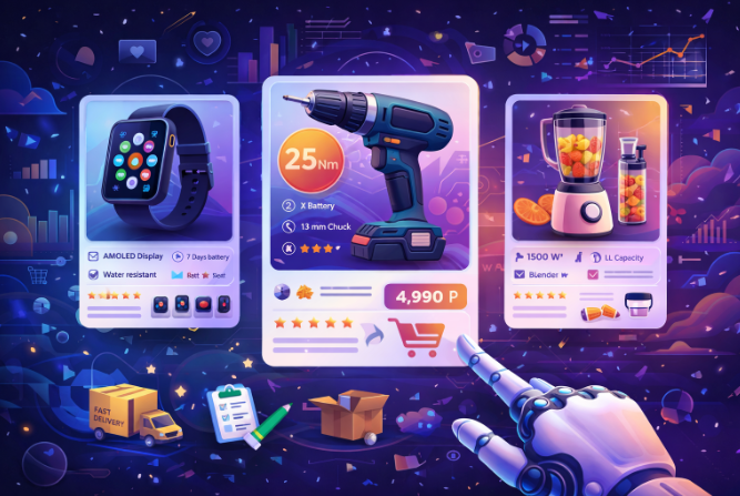 Инфографика и оформление карточек товара