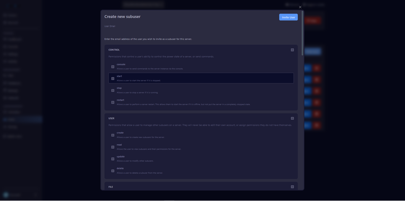 Restore Interface