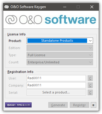 O&O DiskImage Professional / Server 16.1 Build 217 N-ODe-YLENot
