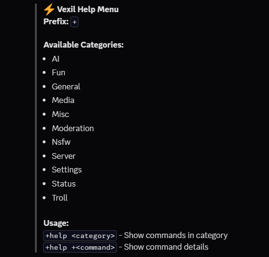 Help Menu
