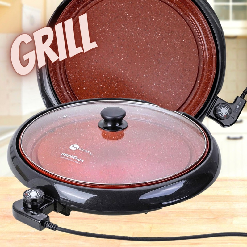 Grill Aroma Redondo Preto – Fun Kitchen