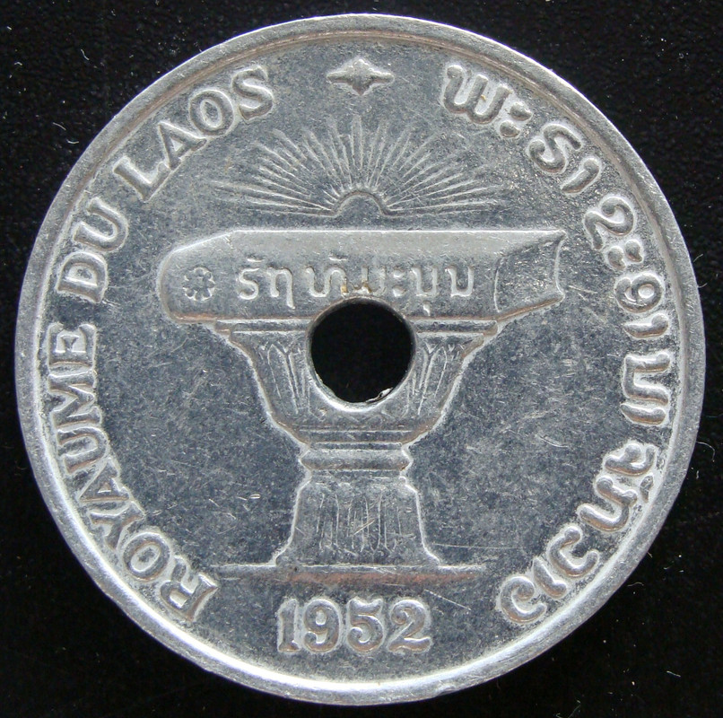 Laos. 50 Céntimos de Piastra (1952) LAO-50-C-ntimos-Piastra-1952-anv