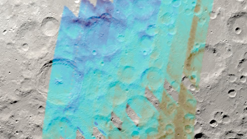 video distribuzione mappa acqua luna