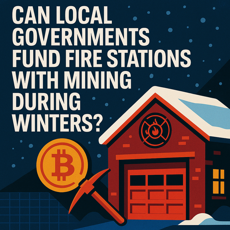 Can local governments fund fire stations with mining during winters?