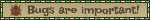bugs are important