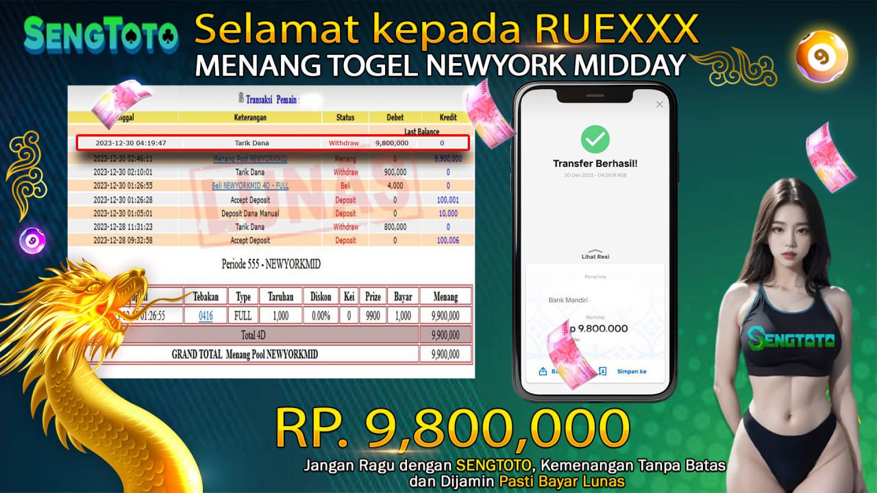 BUKTI PEMBAYARAN TOGEL NEWYORK MIDDAY