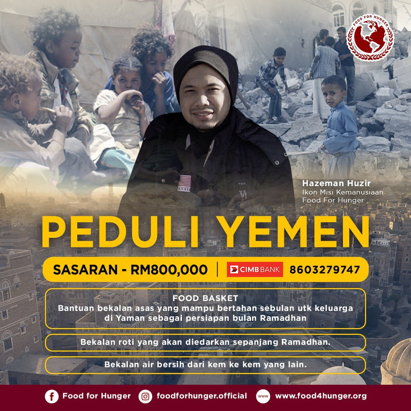 Makan Daun Rebus Utk Meneruskan Hidup, Ayuh Bantu Rakyat Yaman Yg 