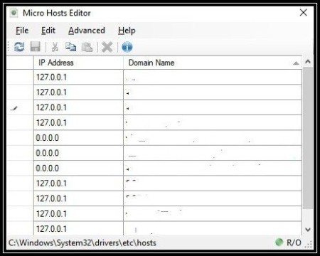 Micro Hosts Editor 1.3.1