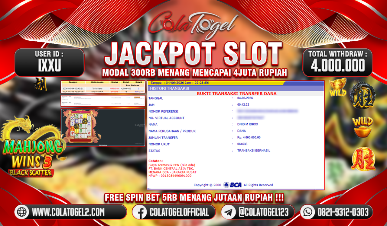 JACKPOT SLOT GACOR!!