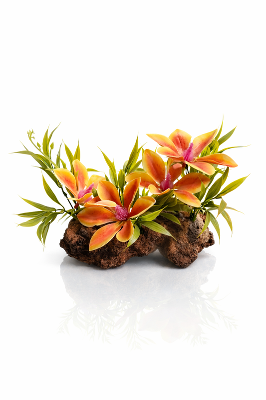 Artificial Flower Driftwood Table Decor