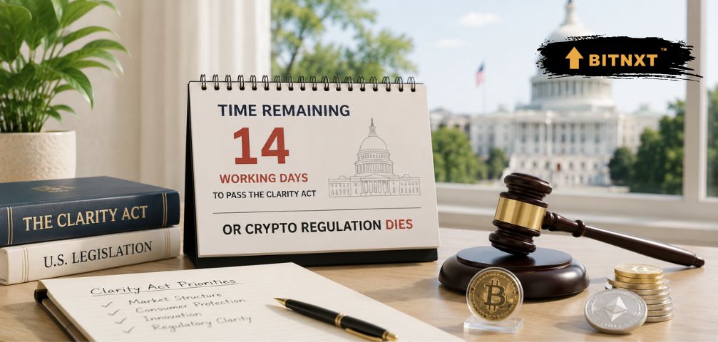 Clarity Act Has 14 Working Days to Pass or Crypto Regulation Dies