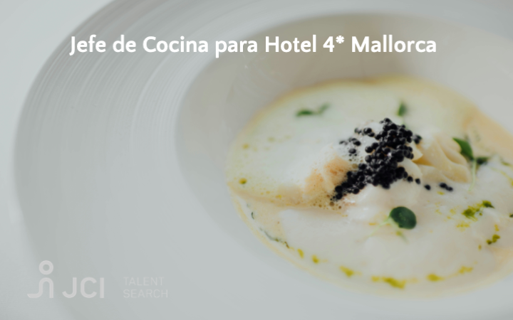 Jefe de Cocina Hotel 4* Mallorca