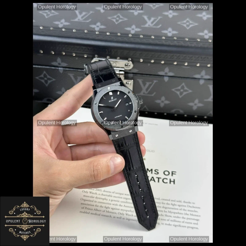 Hublot Classic Fusion – Black Ceramic & Titanium 42 mm Automatic Watch - Super Clone