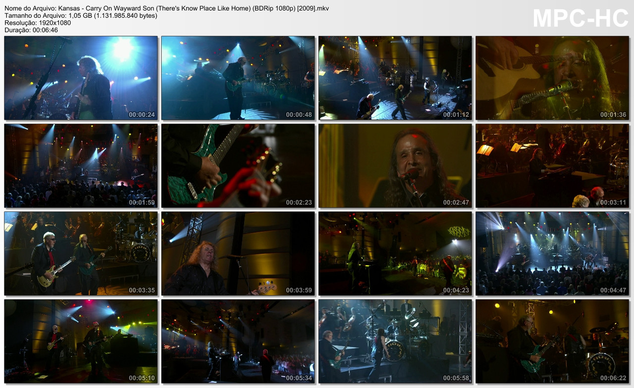 Kansas - Carry On Wayward Son (There's Know Place Like Home) (BDRip 1080p) [2009]