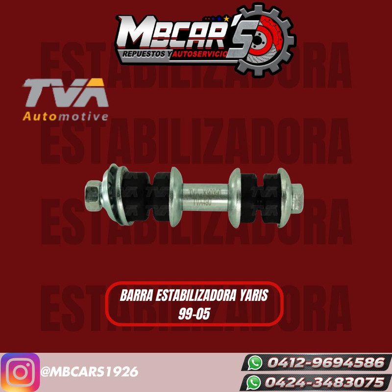 BARRA ESTABILIZADORA YARIS 99/05