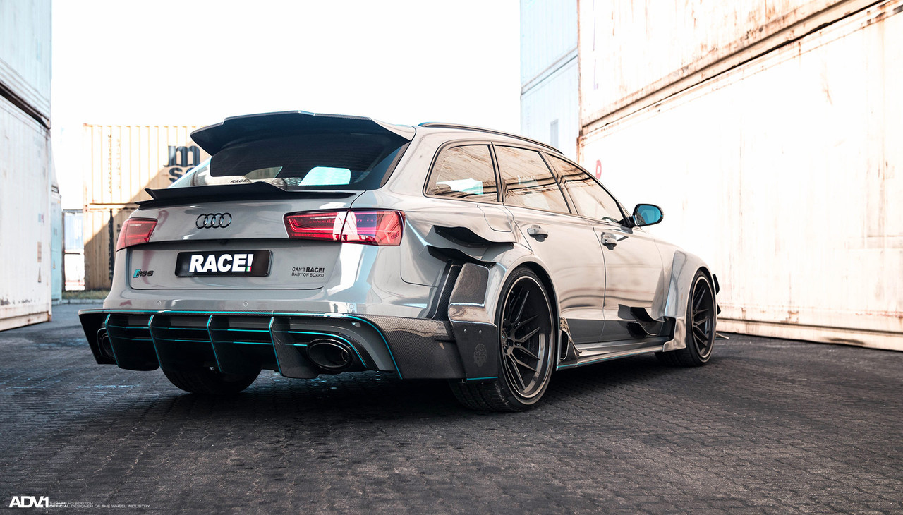 Audi RS6 Avant on ADV.1 Wheels (12)