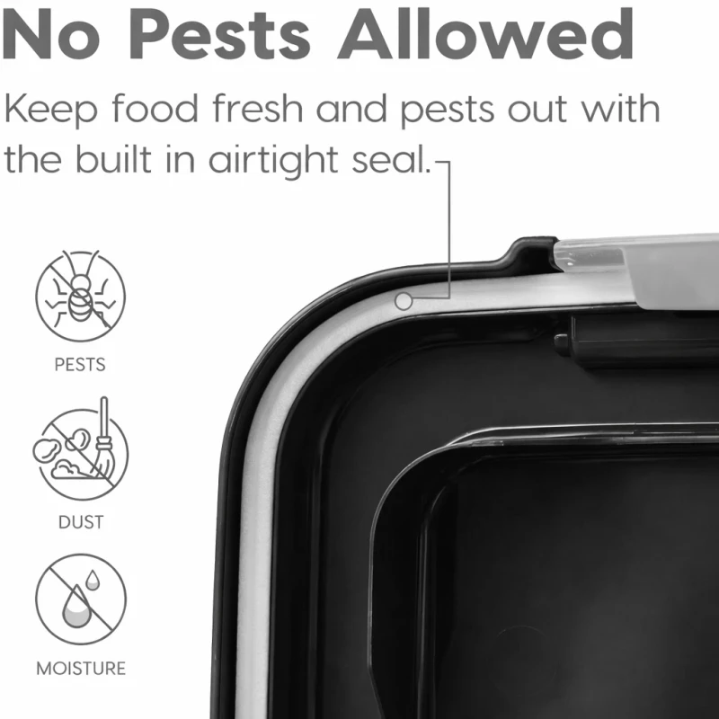 Pet Food Container with Wheels
