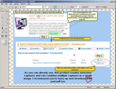 MindGems Easy Screen Capture And Annotation  3.0