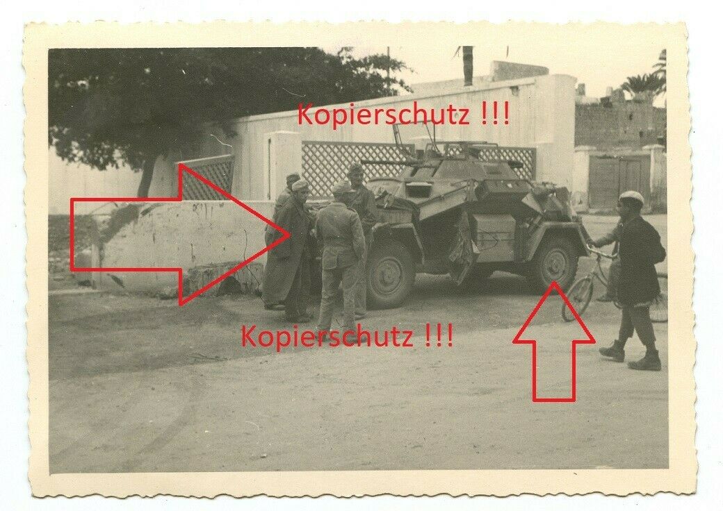 Wehrmacht DAK Afrikakorps Panzer Aufklärungsabteilung Tank Spähw