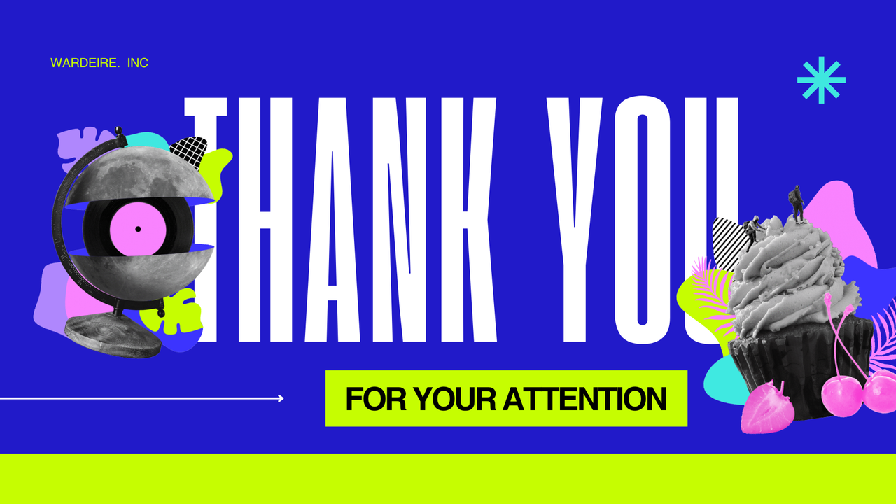 Blue Animated Collage Pop Art Creative Presentation