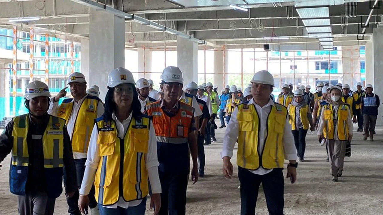 Pacu Pembangunan, PTPP Percepat Gedung Wing 2 Kementerian PU di IKN
