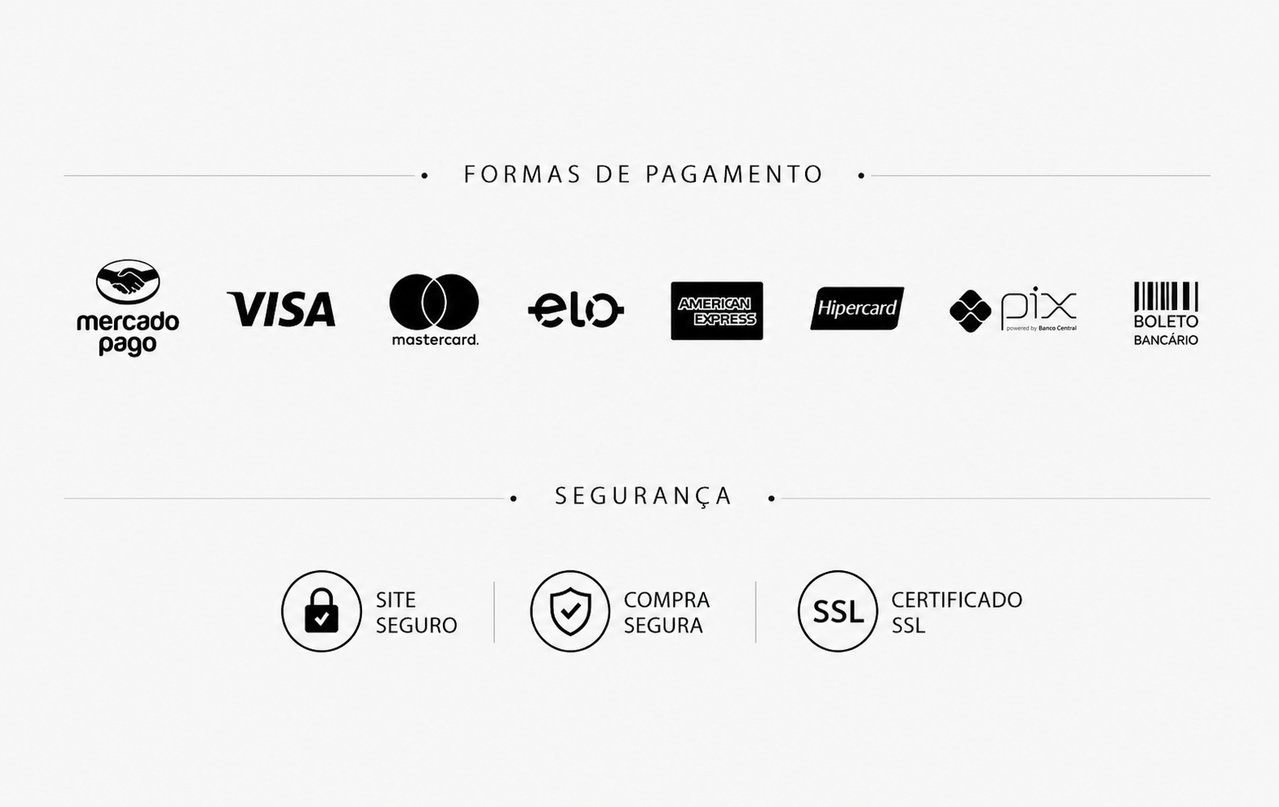 Formas de pagamento e segurança