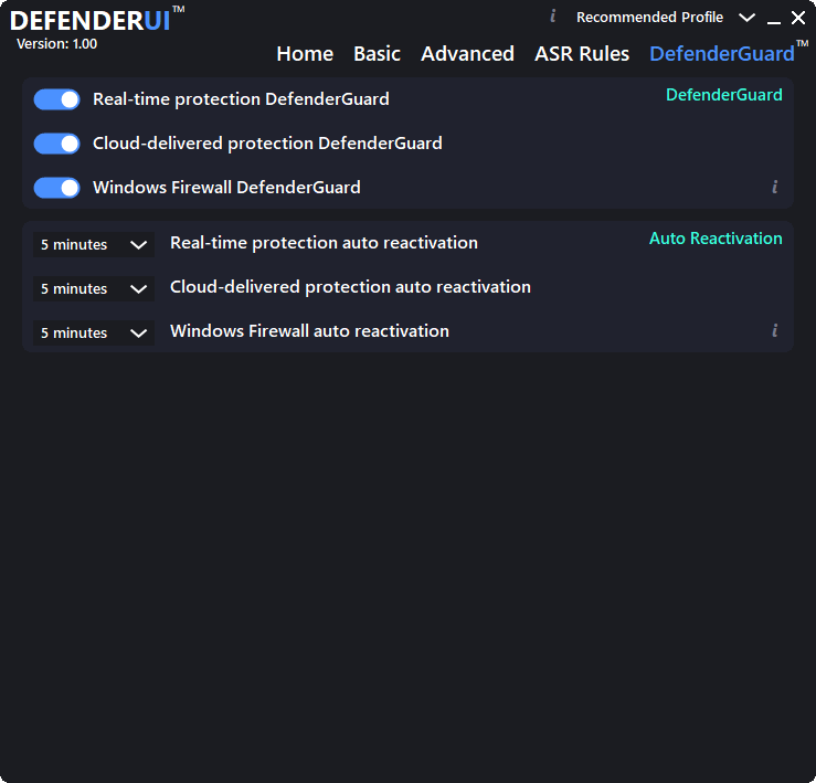 DefenderUI a GUI for Microsoft Defender - The Portable Freeware ...