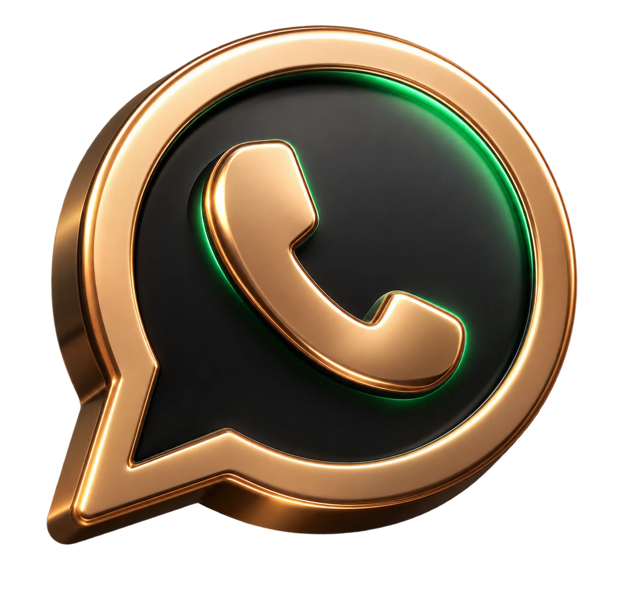Ícone 3D do WhatsApp