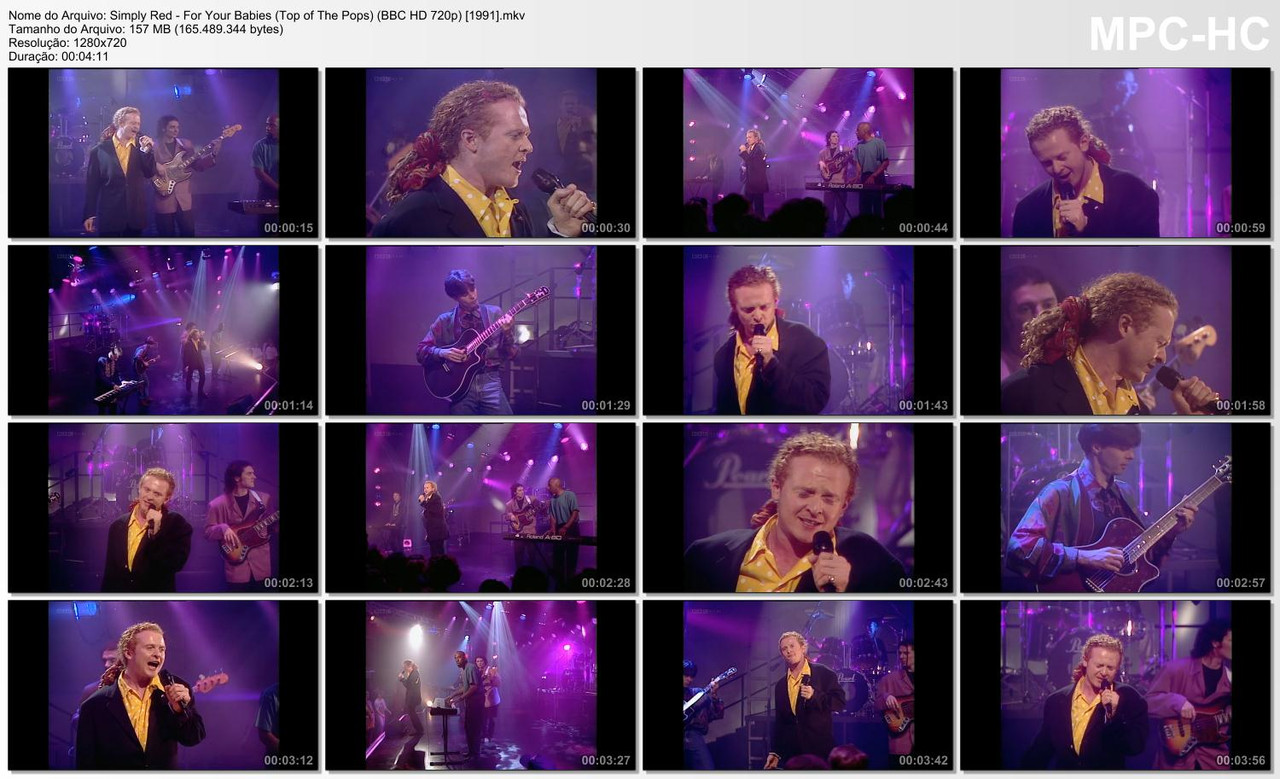 Simply Red - For Your Babies (Top of The Pops) (BBC HD 720p) [10.10.1991]