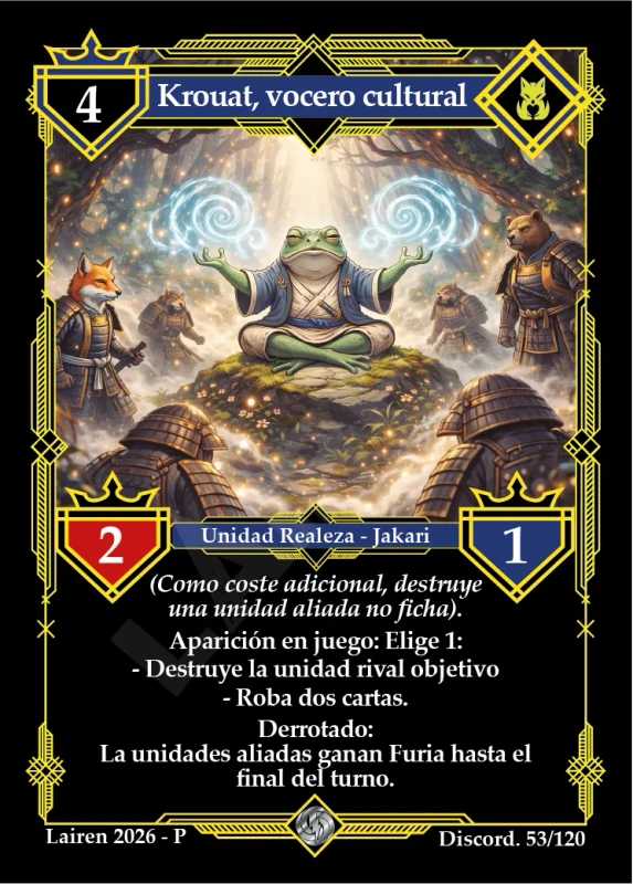 KROUAT, VOCERO CULTURAL