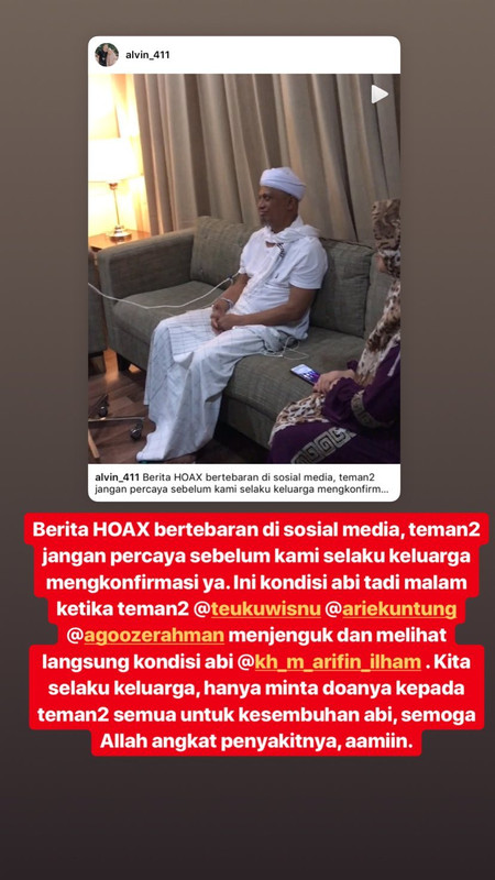 Unggahan Alvin Faiz