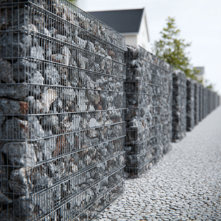 Заборы из габионов