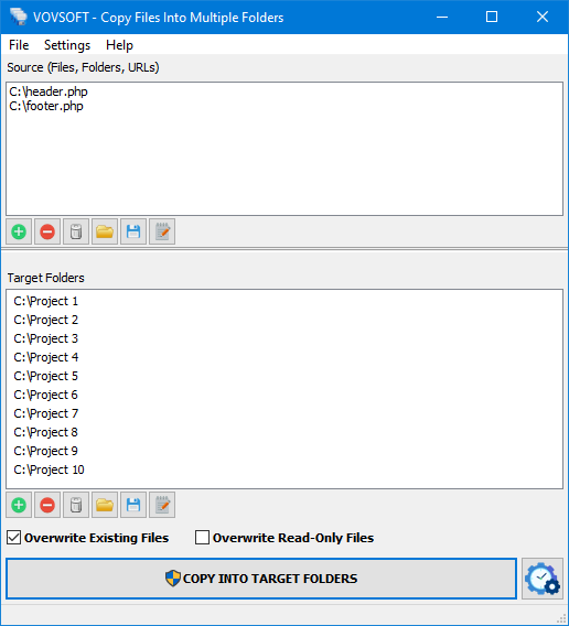 VovSoft Copy Files Into Multiple Folders 55 Multilingual