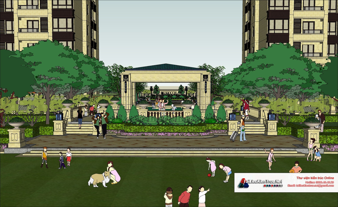 9-model-phoi-canh-3d-file-sketchup-biet-thu-lau-dai-phap-co68 (1