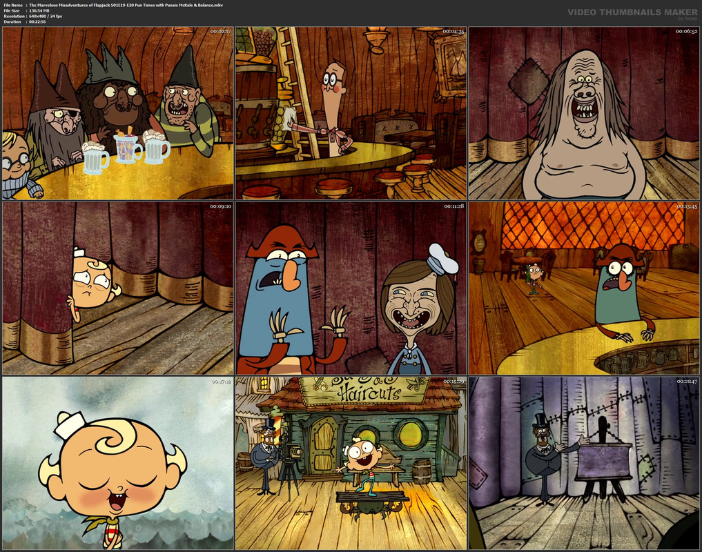 The Marvelous Misadventures of Flapjack S01E19-E20 Pun Times with Punsie McKale & Balance.mkv