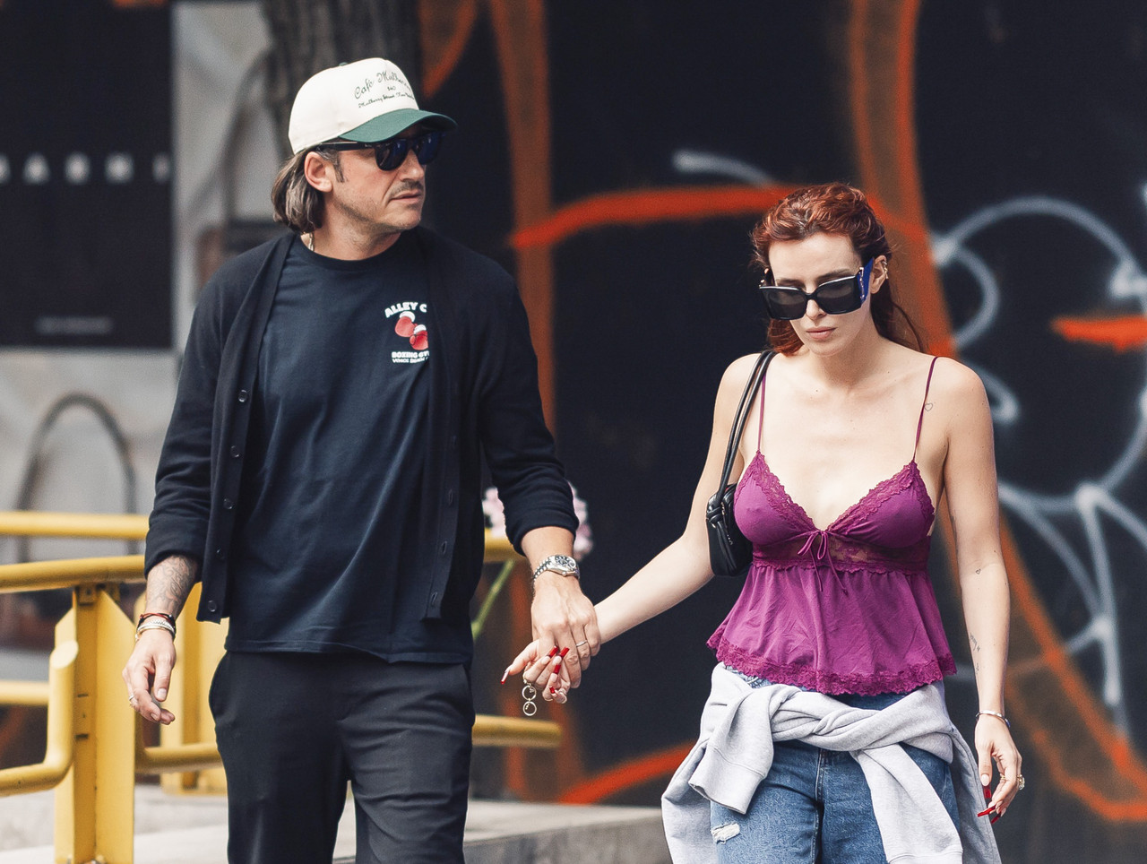 Bella Thorne Braless In Milan8