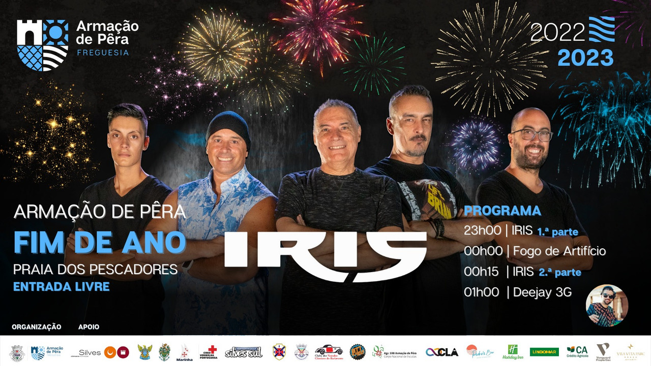 Toupeiras - Passagem de Ano 2023 - Armação de Pêra