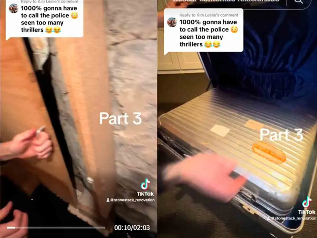 Usuaria de Tik Tok comparte sorprendente hallazgo en una casa y se vuelve viral