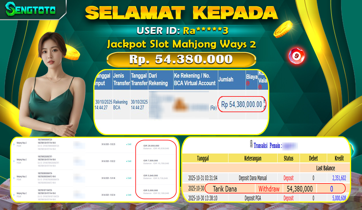 BUKTI PEMBAYARAN SLOT MAHJONG WAYS 2