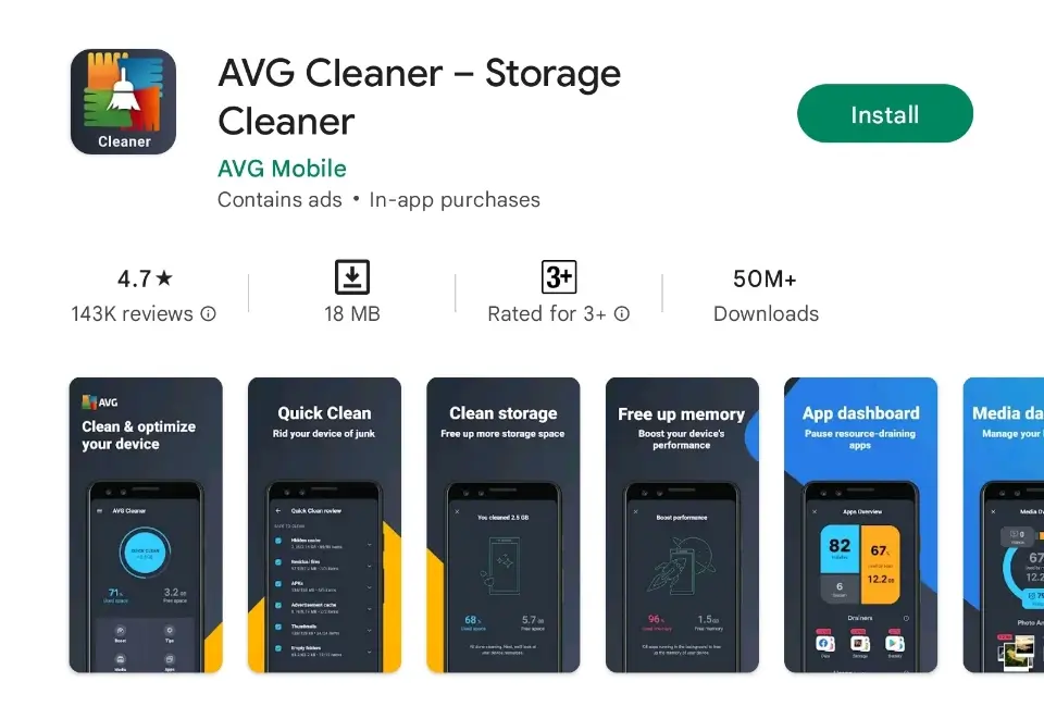 Avg cleaner pembersih cache terbaik