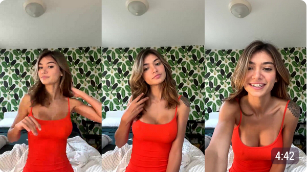 OnlyFans – Amira Brie Lets Her Tits Out During Vlog