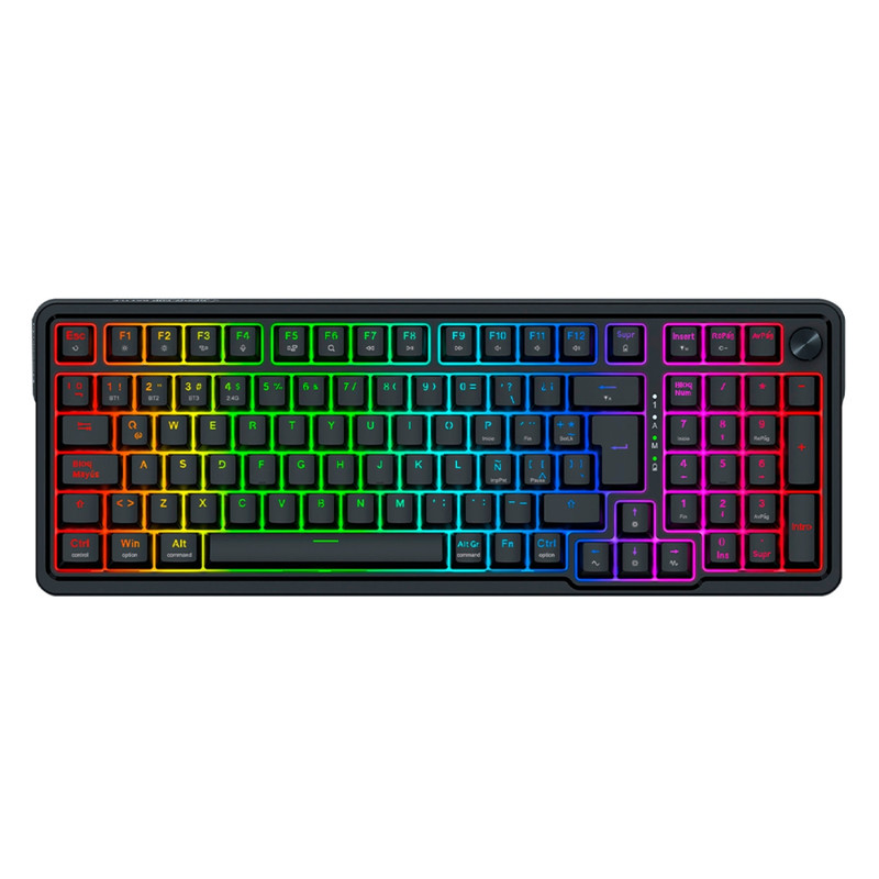 TECLADO REDRAGON EISA PRO K686 WIRELESS RGB BLACK