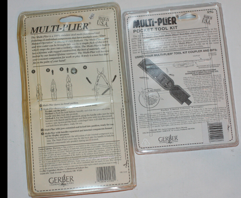 OLD Gerber MP600 two