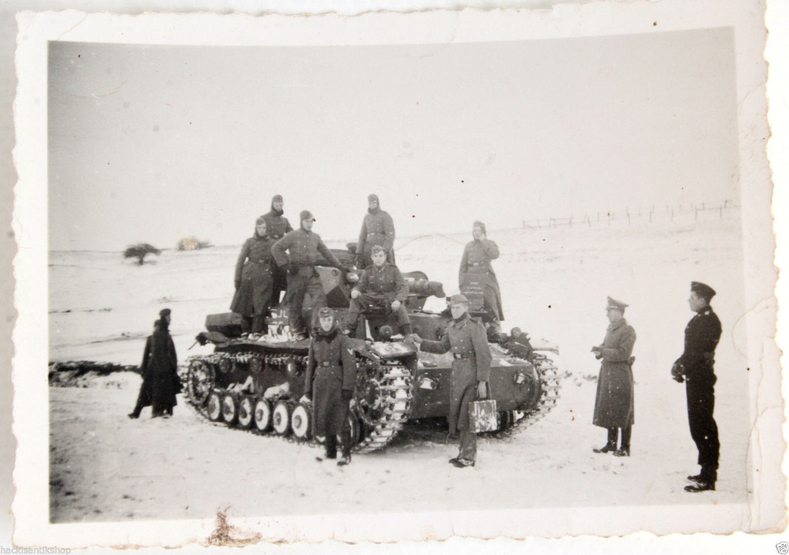 Fotos Panzer IV Russland Begräbnis Panzermann