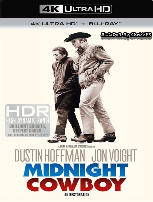 Nocny kowboj / Midnight Cowboy (1969) MULTI.HDR.2160p.BDRemux.DTS.HD.MA.AC3-ChrisVPS / LEKTOR i NAPISY
