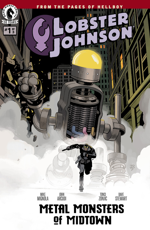 Lobster Johnson - Metal Monsters of Midtown #1-3 (2016) Complete