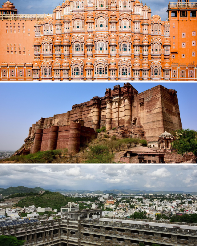 Jaipur Jodhpur Udaipur + goglobe holidays