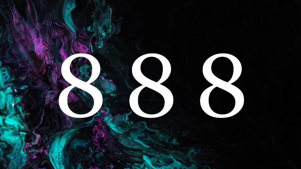 Significado del número 888: El