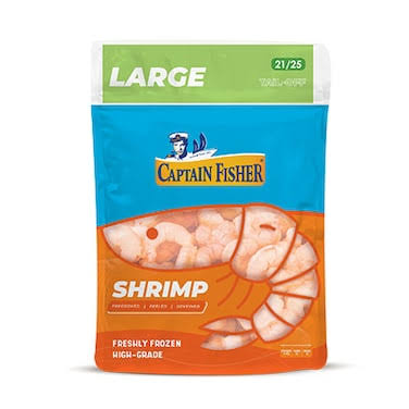 Captain Fisher Large Cooked Shrimp 21/25, 400 g